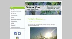 Desktop Screenshot of oekoweingut-geier.de