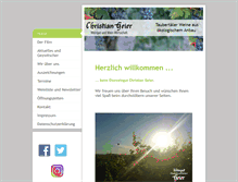 Tablet Screenshot of oekoweingut-geier.de